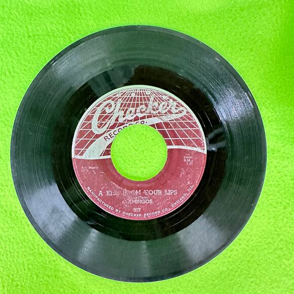 Flamingos - Get‎ With It  A Kiss From Your Lips - Doo Wop - 45rpm Checker Record - Picture 2 of 8